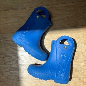 Crocs Rain Boots, Sz 12 kids